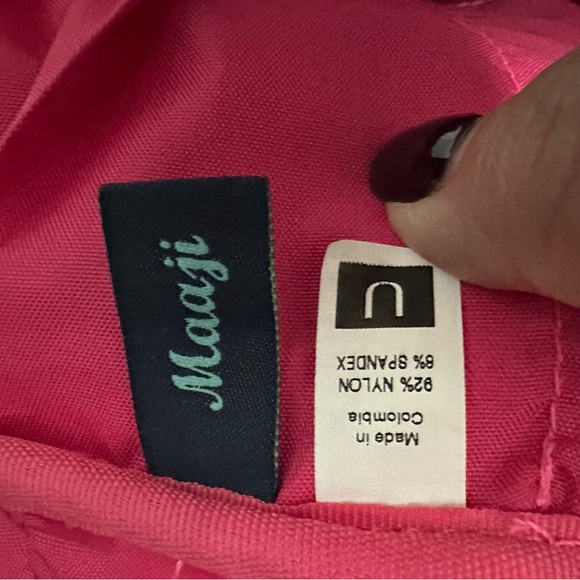 Maaji Large Cosmetic Make-up Travel Bag - 2 Zipper Compartments VGUC - Picture 7 of 12